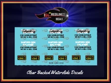 1/24 "Sanford and Son - Old Truck Door Emblems" Decal  SCR-124-1310