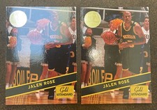 (2) 1994 Signature Rookies Gold Standard #16 Jalen Rose Basketball Cards!