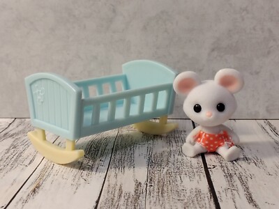 B6 Honey Bee Acres Babies Baby Ollie w/Crib Cradle