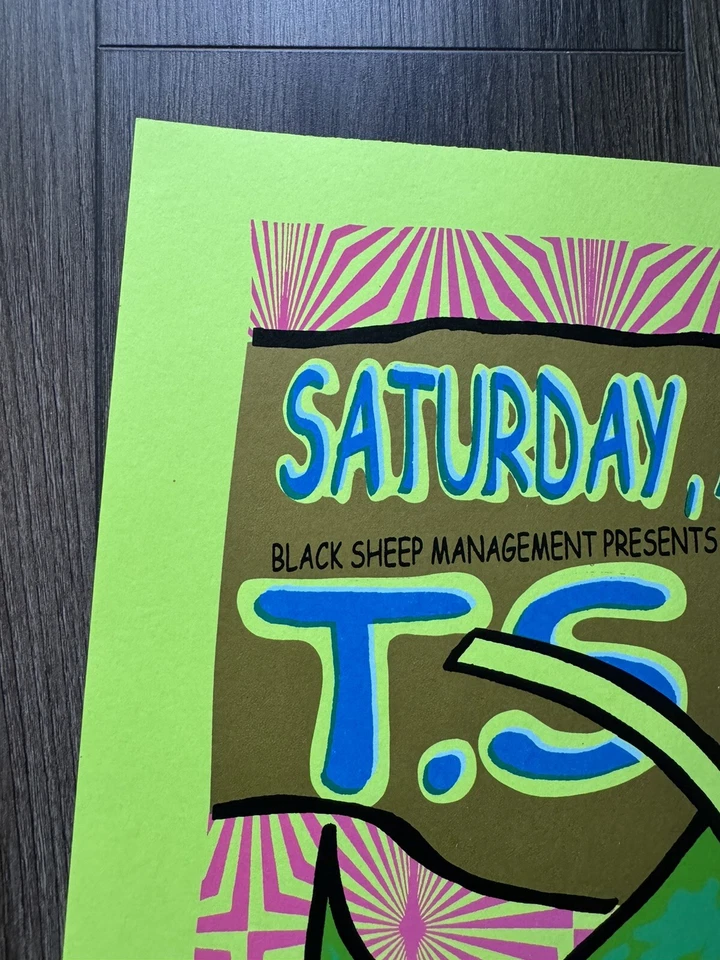 TSOL LINDSEY KUHN POSTER LITHOGRAPH PUNK ROCK 17x23 SIGNED AND NUMBERED - Image 3 of 4