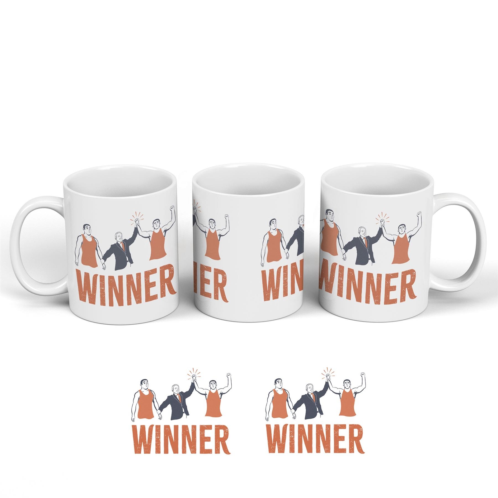 Wrestling Winner Humorous Hobby Typography Ceramic Classic Mug