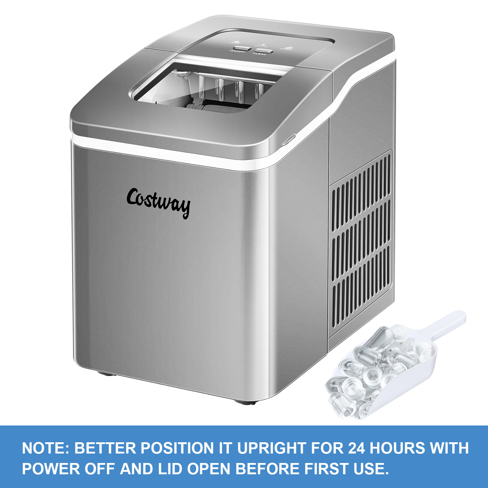 Ice Maker Ice Cube Machine Commercial Ice Tray Makers Bar Countertop