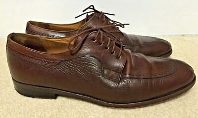 Mezlan Hudson Oxford Dress Shoes Apron Split Toe Brogue 