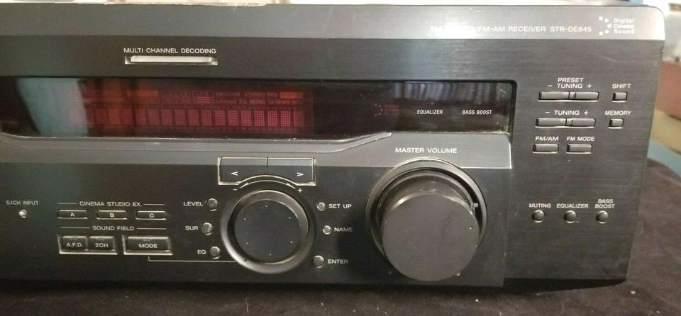 SONY STR-DE845 - 5.1 Ch AV Stereo Surround Home Theater Receiver/No Remote AS IS - Image 3 of 4