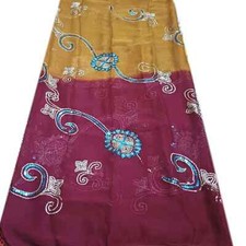 Heavy Vintage Dupatta Georgette Sequined Embroidered Long Stole Wrap scarf Hijab