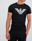 Emporio Armani Black Men's T-Shirt Big Logo, Size M*L*XL*XXL