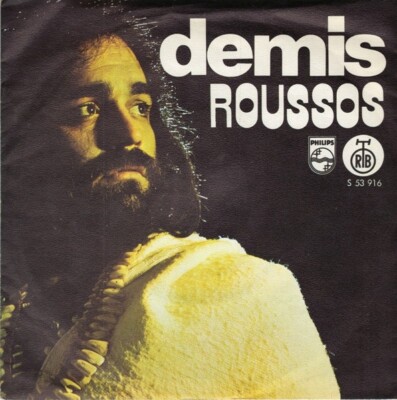 DEMIS ROUSSOS Happy To Be On An Island In The Sun / Before diff sleeve single 7''