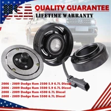 A/C AC Compressor Clutch Assembly For 2006-2009 Dodge Ram 2500 3500 5.9L 6.7L US