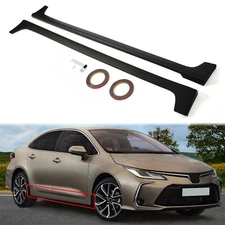 For Toyota Corolla 2014-2019 MOD Style Side Skirts Body Kit Rocker Panels Black