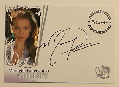 CHARMED: MARNETTE PATTERSON as CHRISTY AUTOGRAPH CARD 2006 INKWORKS A-11