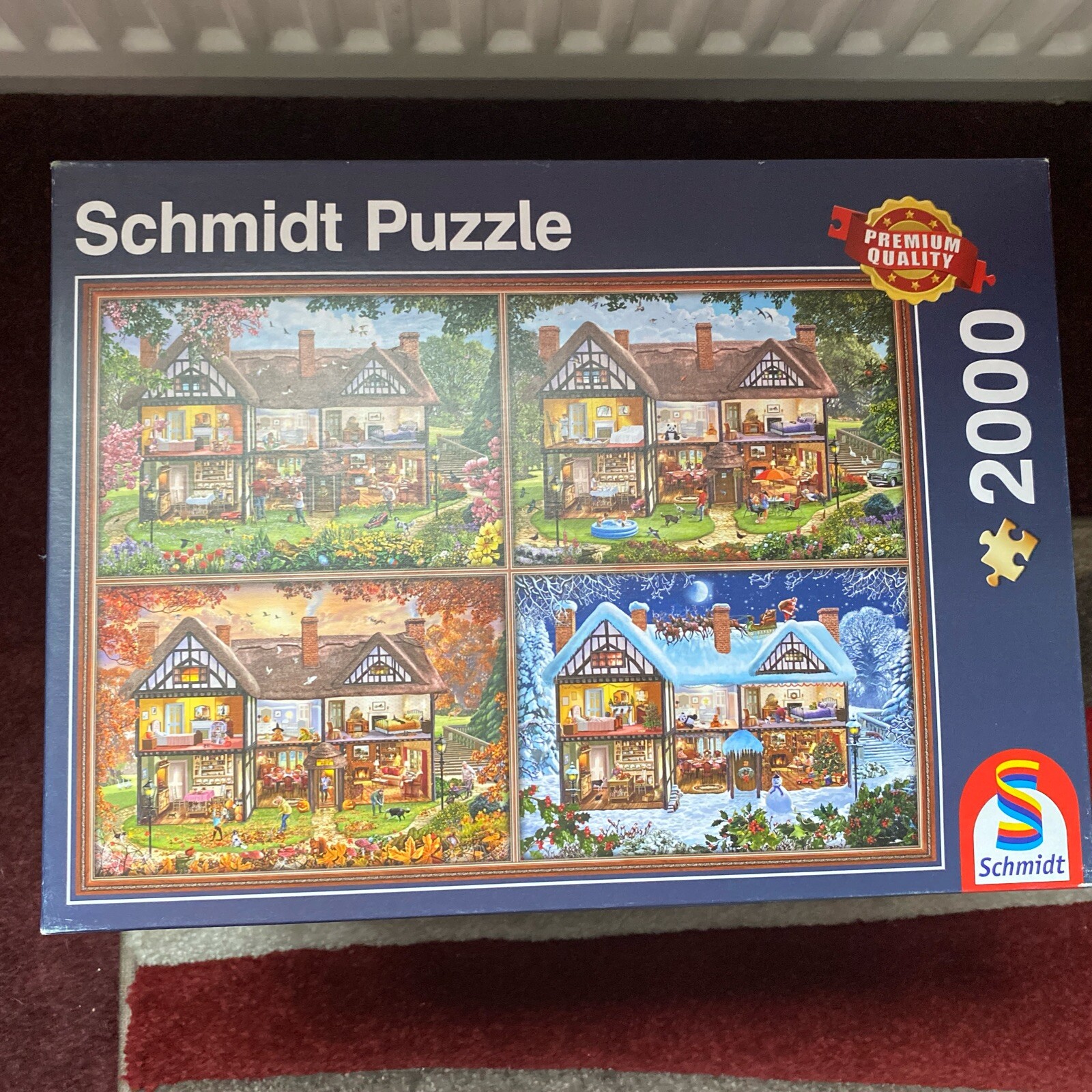 SCHMIDT HOUSE OF FOUR SEASONS 2000 PUECE JIGSAW PUZZLE COMPLETE eBay