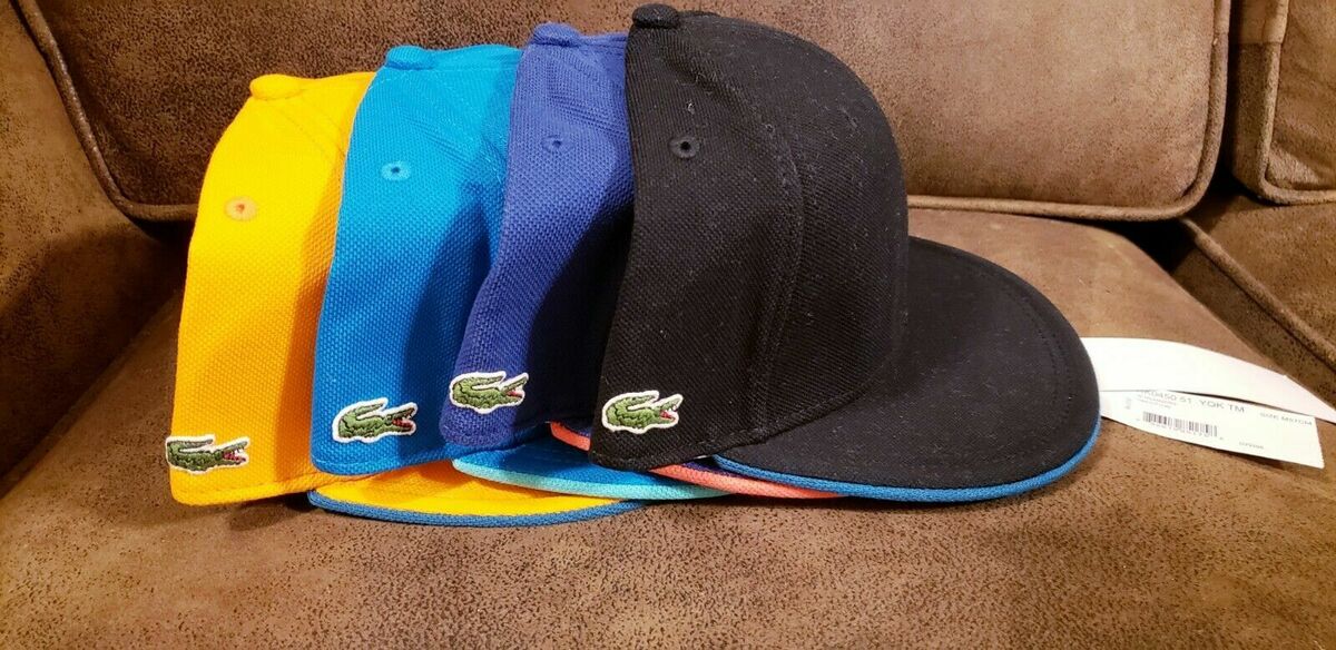 NEW Lacoste Men's L!VE Flat Brim Hat Cap Size M L | eBay NEW Lacoste Men's L!VE Flat Brim Hat Cap Size M L | eBay