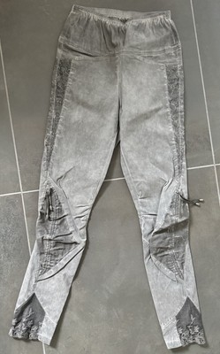 Tredy Bengalin Hose Stretchhose Jeggings Spitze anthrazit magnet grau 38( 36 40)