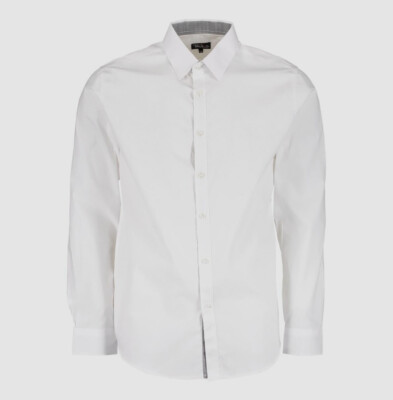 galaxy by harvic dress shirts Men's Long Sleeve Gingham Dress Shirt
