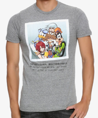 Disney KINGDOM HEARTS PHOTO T-Shirt NEW Licensed & Official