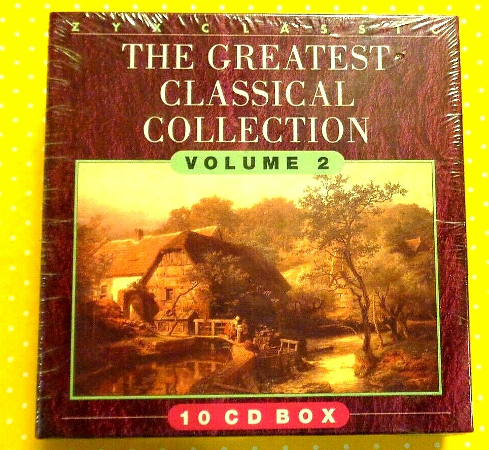 THE GREATEST CLASSICAL COLLECTION - VOLUME 2 - 10 CD BOX ZYX NUOVO
