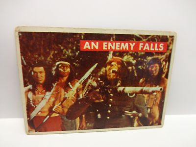 1956 T.C.G. Davy Crockett Green An Enemy Falls  Card # 28-A