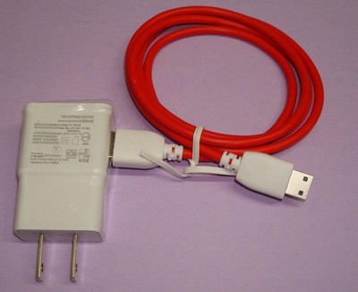 AC Wall Charger and Red Cable for FUHU Nabi Jr. & Nabi XD Nick Jr Tablet PC