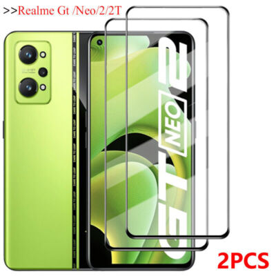 2 Pack Tempered Glass Screen Protector For OPPO Realme GT NEO GT 2 GT2 GT NEO2
