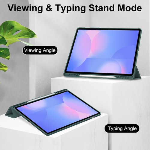 Per Samsung Tab S10 FE+ Plus 2025 Smart Portapenne Antiurto Cover Posteriore Trasparente - Foto 40 di 60