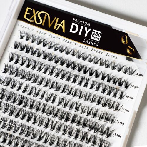 Cluster Lashes 280pcs 30D, 40D Perfect Match DIY Eyelashes Extension 10-16mm