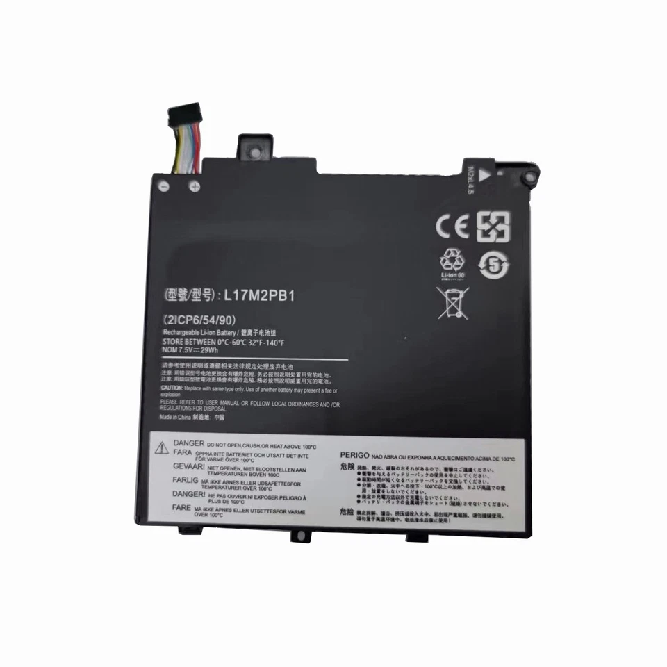 L17M2PB1 Battery for Lenovo V330-14ikb V330-14arr V130-14ikb L17L2PB1 7.5V 30Wh - Image 2 of 4