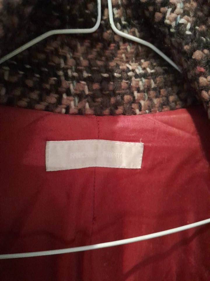 Vintage Pre-loved Nicole Farhi Tweed Coat — 第 4/4 张图片