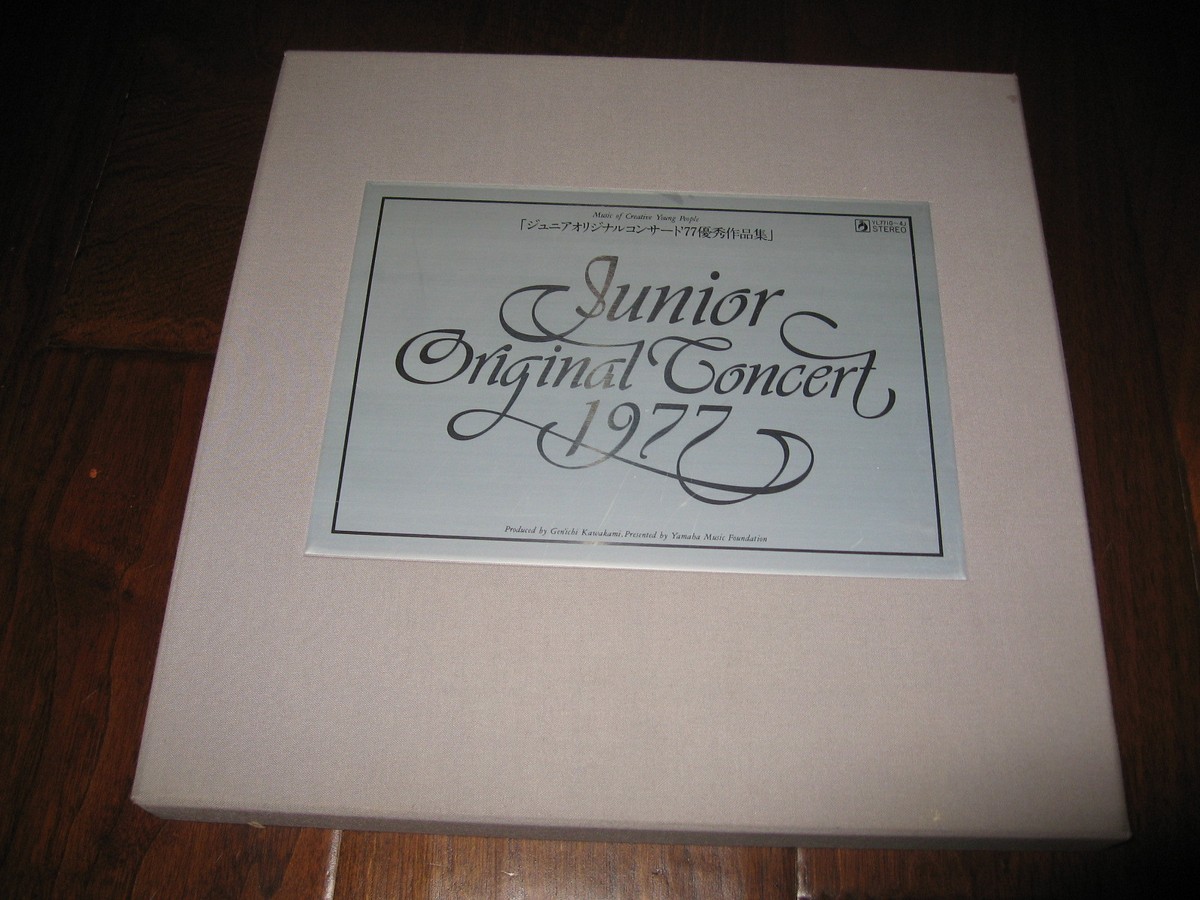 5 LP Box RECORD Set w/ Book Junior Japan Original Concert 1977