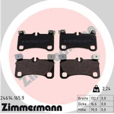 LORDCO - ZIMMERMAN 246141659 Disc Brake Pad Set