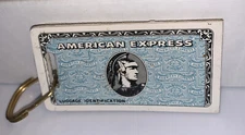 Vintage American Express Luggage Identification Tag Unused
