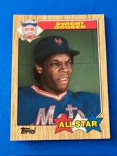 1987 Topps Tiffany Parallel #603 Dwight Gooden - New York Mets Doc Legend Stud