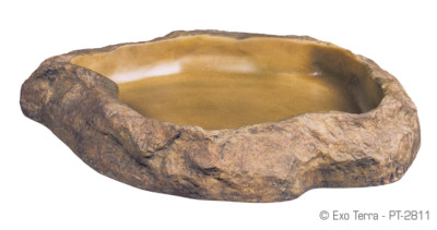 Exo Terra Futternapf Felsdekor - 11 x 14 x 2,5cm