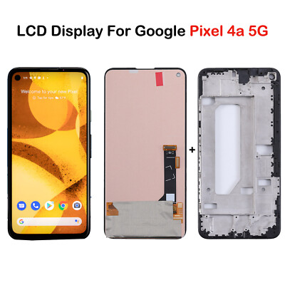 Incell For Google Pixel 4a 5G LCD Display Screen Assembly Replacement With Frame