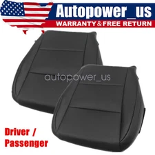 For 2013-2018 LEXUS ES350 Front Bottom Perforated Leather Seat Cover Black US