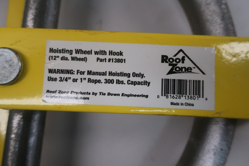 Roof Zone 13801 Hoisting Wheel eBay