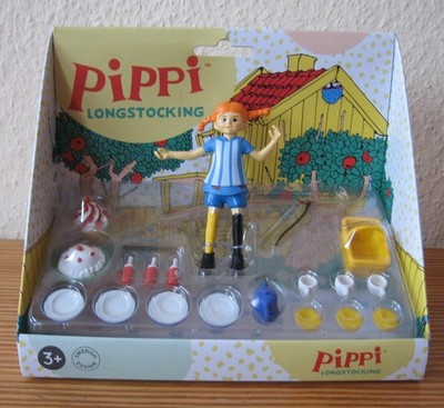 Pippi Langstrumpf Figurenset Kaffeetrinken Kunststoff Spielfiguren