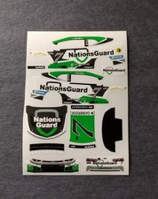 2026 Custom Daniel Suarez 7 Nations Guard 1/64 Peel  Stick Decals