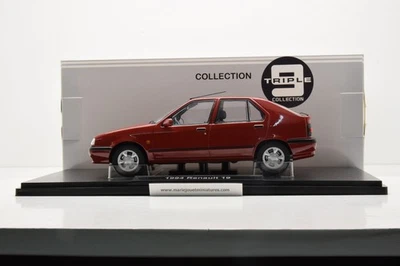 RENAULT 19 1994 PORTO RED TRIPLE9 1/18 NEUVE EN BOITE - Photo 1/4