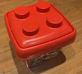 COMPLETE 4103 Lego Creator Basic Set Bricks 200 Pieces Red Bucket Case CLEANED
