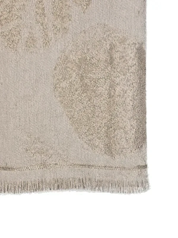 Mantón Alexander McQueen Floral Splash Cashmere/Seda Foto 4 de 4