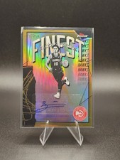 Zaccharie Risacher 2025-26 Topps Finest Auto #/50 Autographs Gold Refractor Hawk