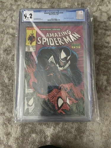 The Amazing Spider-Man #316 Cover Appearance of Venom CGC 9.2 GRADED