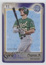 2021 Topps Gypsy Queen Tarot of the Diamond Indigo /250 Matt Chapman #TOD-3 n1u