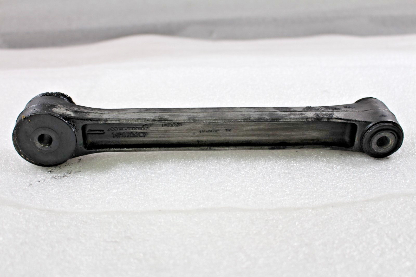 McLaren 720S, Engine Mount Arm, Fire Damage, Used, P/N 14F0706CP