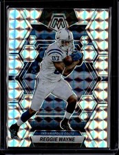 2023 Panini Mosaic #101 Reggie Wayne Silver
