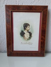 Sehr schöner sehr alter Bilderrahmen / Fotorahmen ,  Holz  / Glas