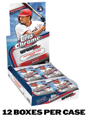 その他 Topps 2025 Update Series 2025 TOPPS CHROME UPDATE SERIES HOBBY 12-BOX CASE (12 AUTOS) Brand