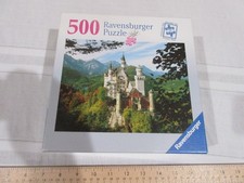 Ravensburger Puzzle Neuschwanstein Castle No. 81731 500 Piece Open Box
