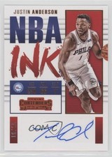 2017-18 Panini Contenders NBA Ink Bronze 10/25 Justin Anderson #NI-JAN Auto a3q