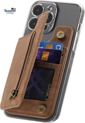 Wallet Stick on Phone Case, Credit Card Holder for Back of Phone Cases Retro Fli